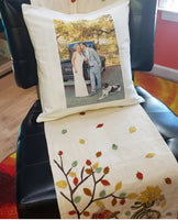 Custom Full color printed 18 x 18 Cotton Pillows